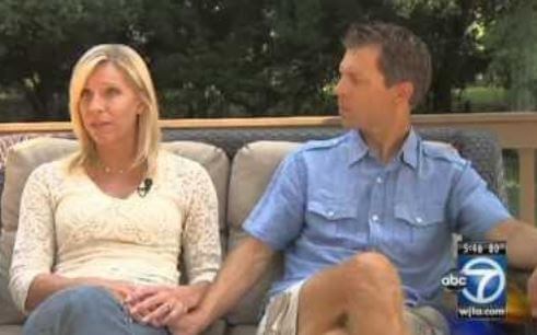 Jacqui and her husband are talking about battling cancer